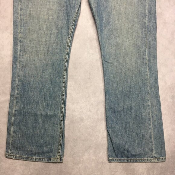 Levis Mens 527‎ Slim Boot Fit Blue Jeans size 38x30 Cotton Denim Pants Light - Picture 14 of 15